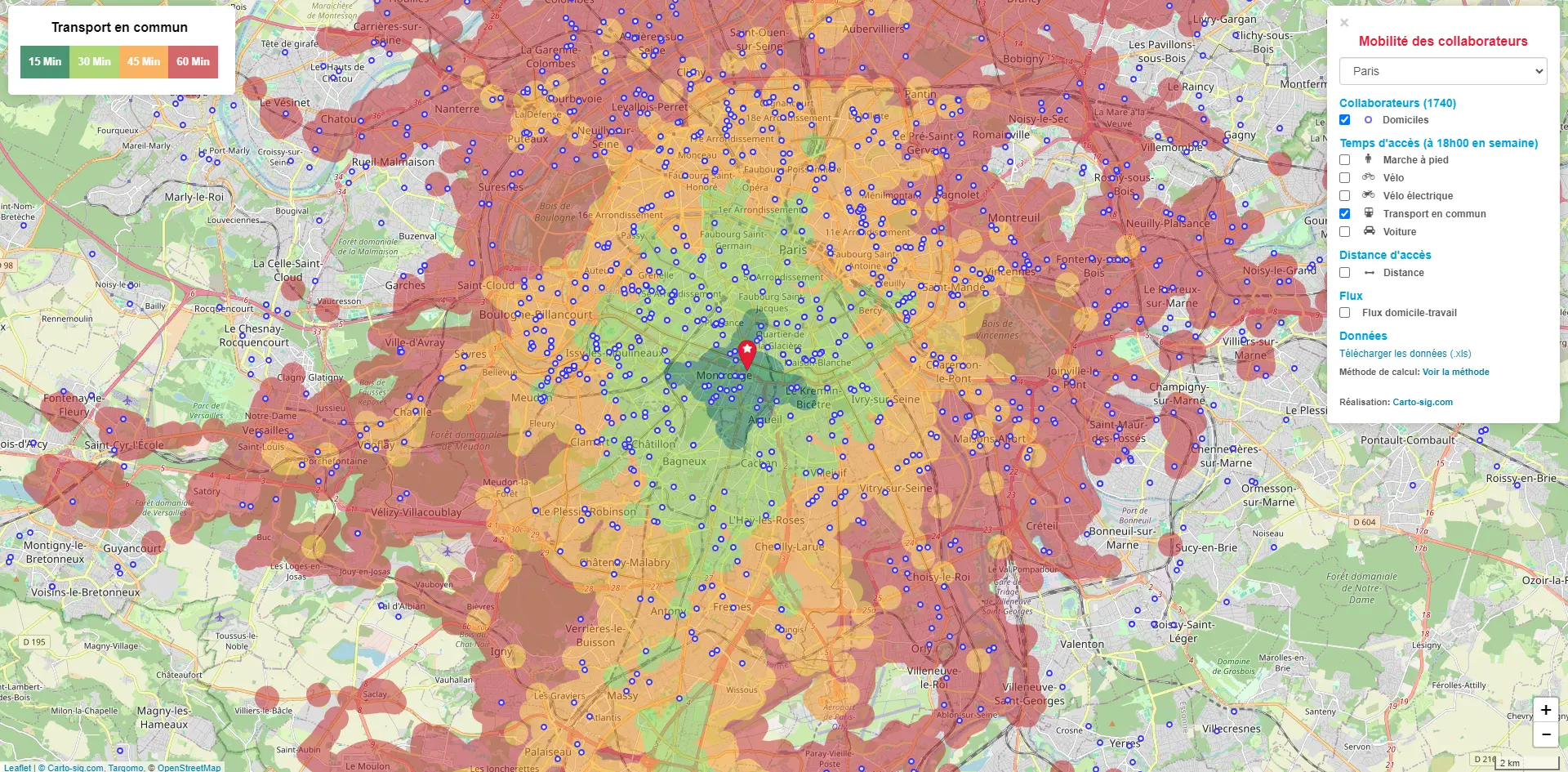 ModusPilot - Optimiser la mobilité domicile/travail de vos collaborateurs